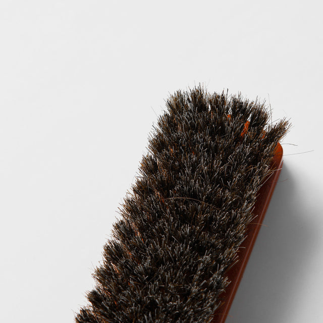 LEATHER HORSE HAIR BRUSH